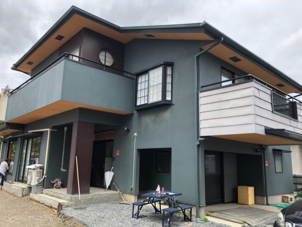 郡山市にて一般住宅の外壁塗装 外壁塗装は郡山市の菅野塗装へ